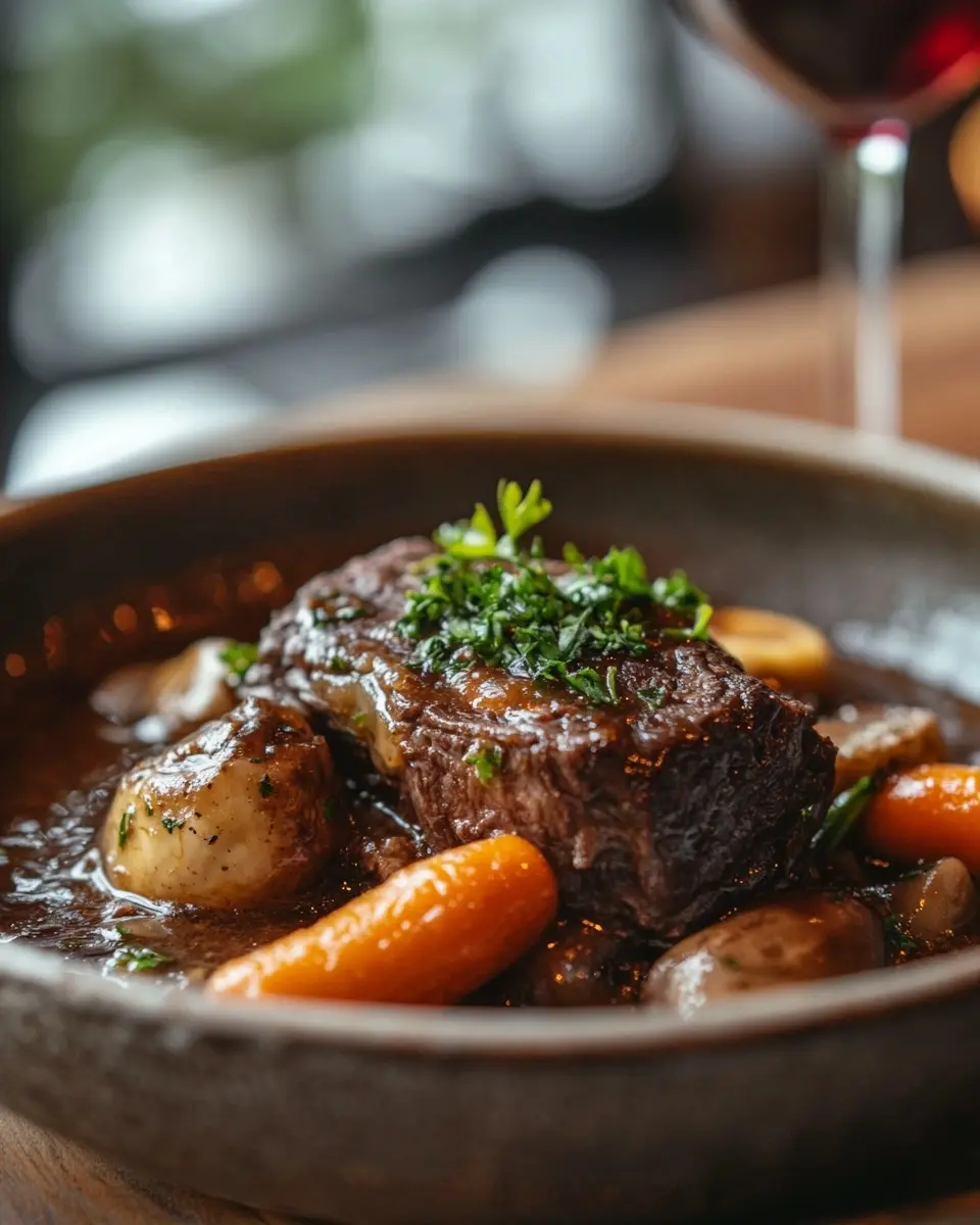 Joue de Bœuf Cocotte Minute Fondante 1 Joue de Bœuf Cocotte Minute Fondante