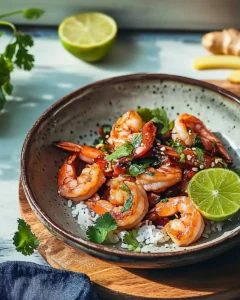 recette de crevette thaï