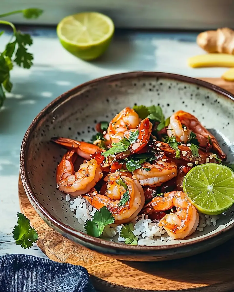 Recette de Crevette Thaï Fondante : Un Voyage en Thaïlande en 30 Minutes 1 recette de crevette thaï