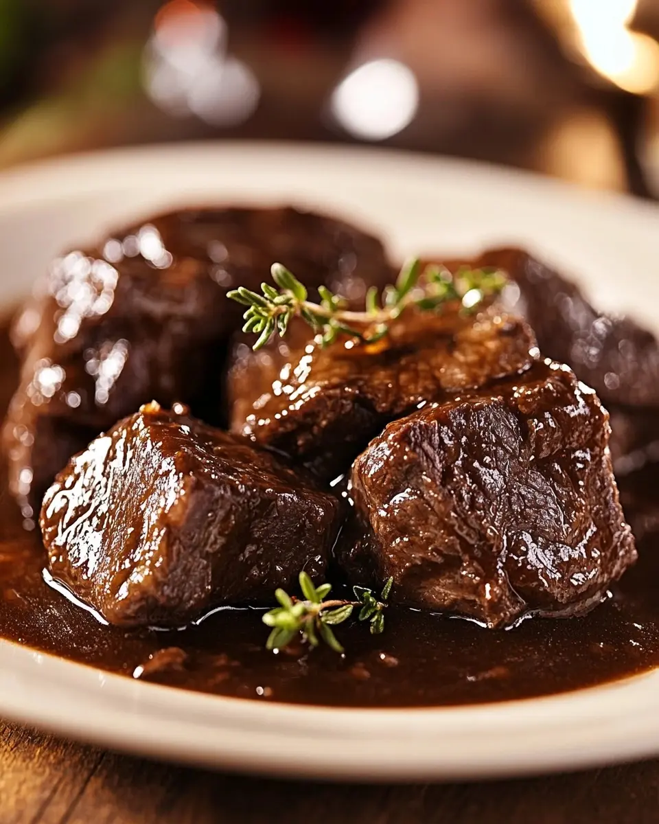 Recette Joue de Bœuf Confite Fondante 1 Joue de bœuf confite