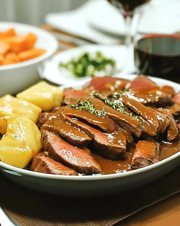 Langue de Boeuf Sauce Madère : Un Classique Revu par Grand-Mère 4 Langue de Bœuf à la Sauce Madère