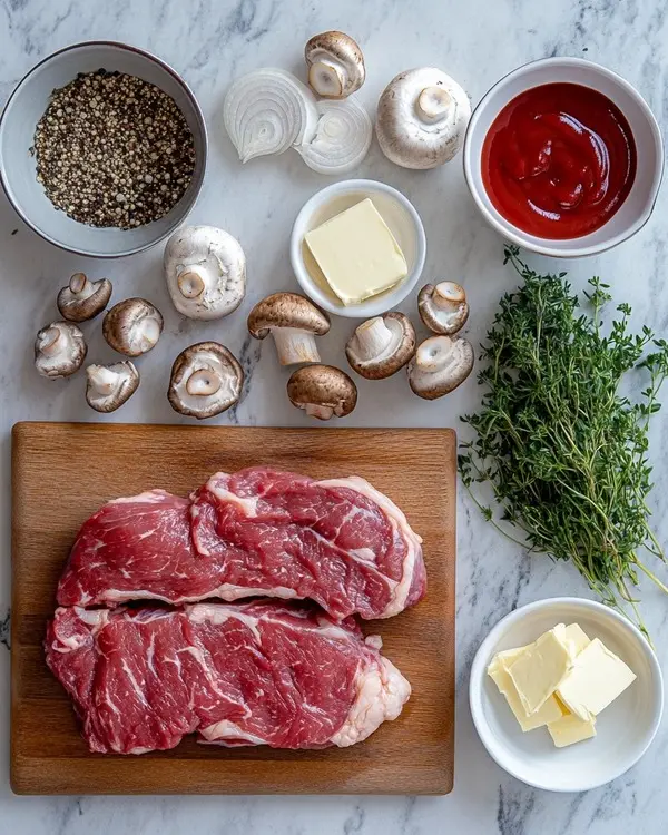 Faux Filet de Boeuf Grillé : Saveurs Authentiques pour Dîners Inoubliables 2 Les ingrédients pour faux filet recette