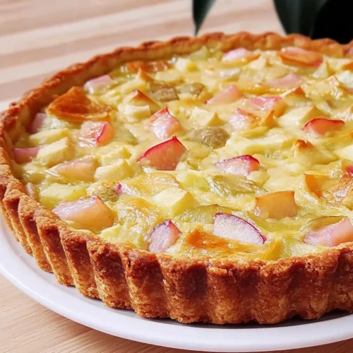Tarte à la rhubarbe facile et rapide 5 Tarte à la rhubarbe facile et rapide