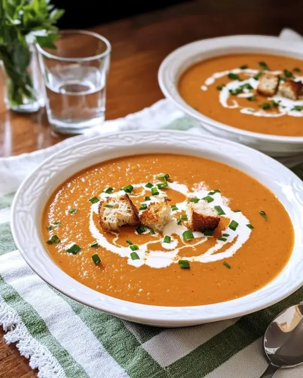 Recette Bisque de Crevettes 4 crevette soupe a table