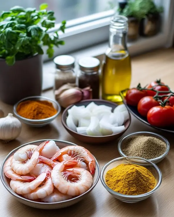 Curry Crevettes Succulent : La Recette qui Ravit les Papilles 2 curry de crevettes thaï ingrédients