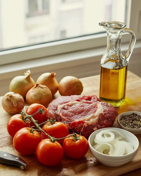 Jarret de Boeuf Recette Italienne Fondant 2 ingrédient pour la recette Jarret de Bœuf à l’Italienne