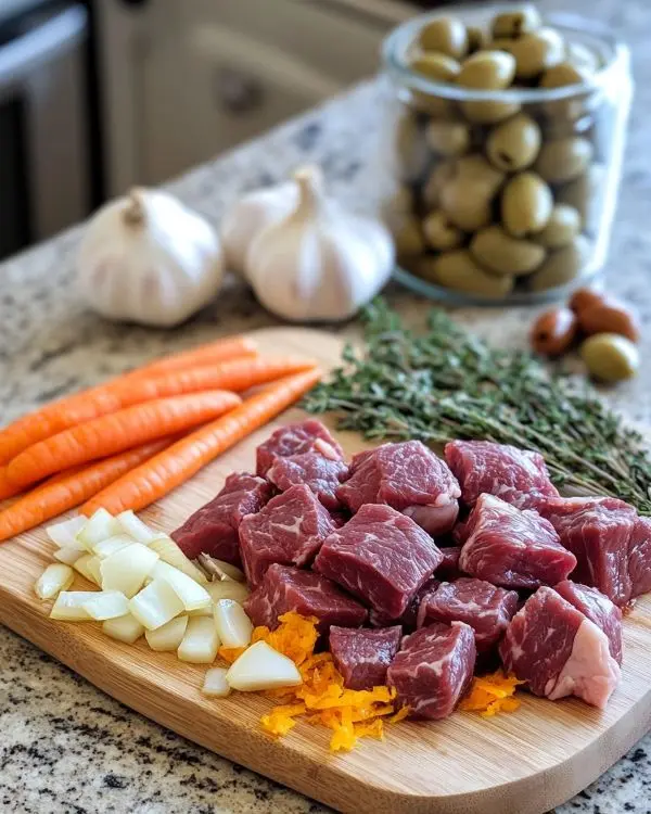 Recette Joue de Bœuf Grand-Mère Mijotée 2 ingrédients pour recette joue de bœuf grand-mère