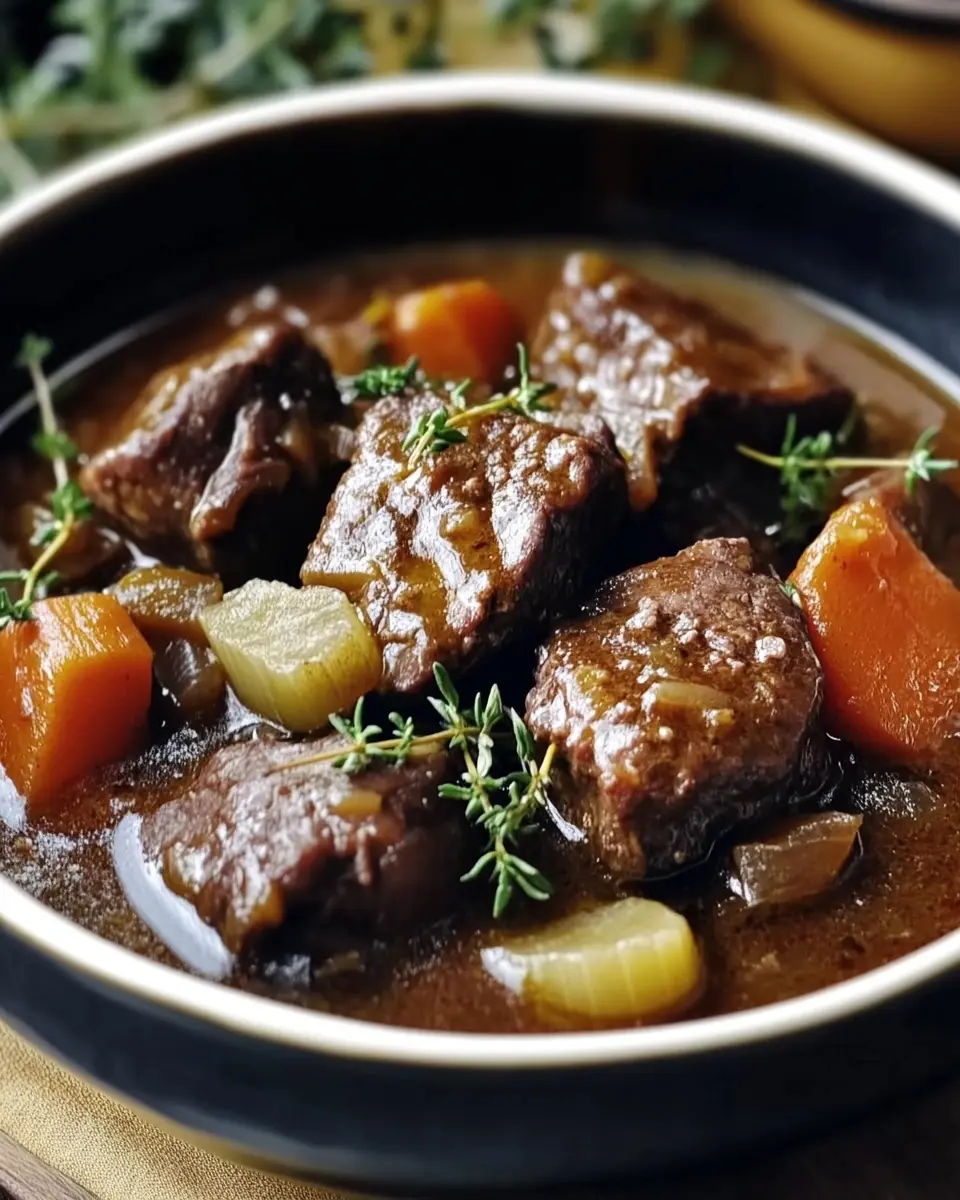 Joue de bœuf au cidre 1 joue de boeuf au cidre