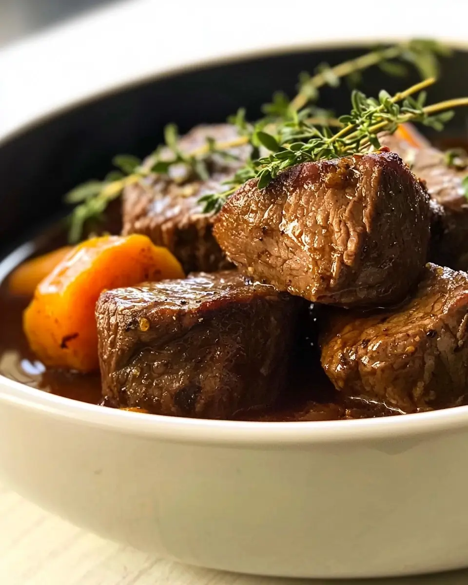 Recette de joue de boeuf confite au four 1 joue de boeuf confite au four