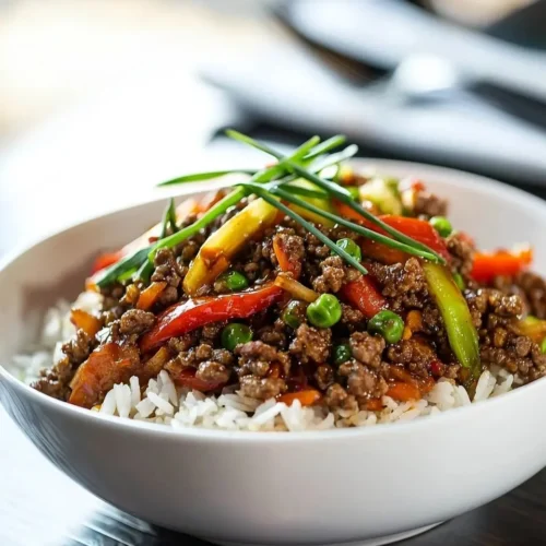 recette bœuf haché asiatique​