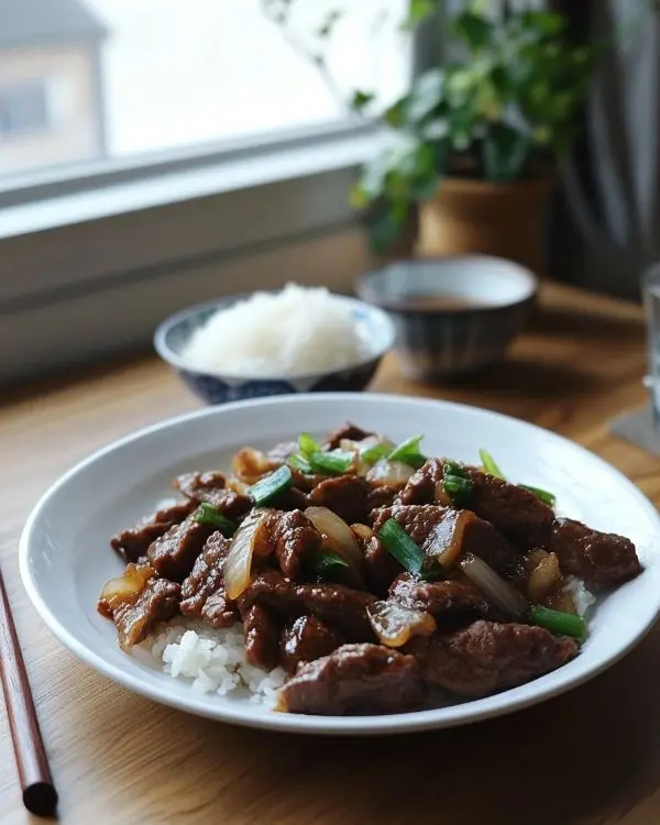 Boeuf aux Oignons Chinois Authentique 4 Boeuf au oignons chinois