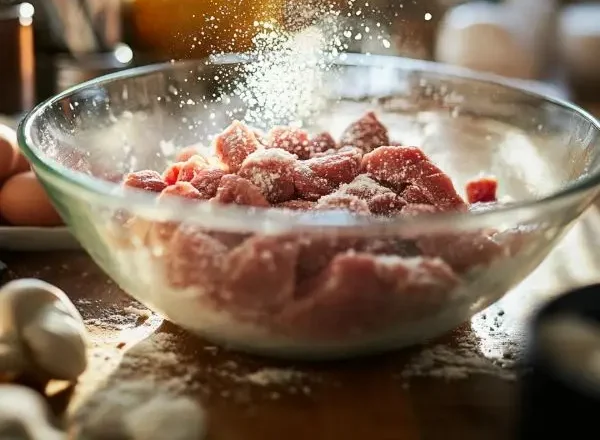 Boeuf aux Oignons Chinois Authentique 3 Bœuf aux oignons chinois préparation