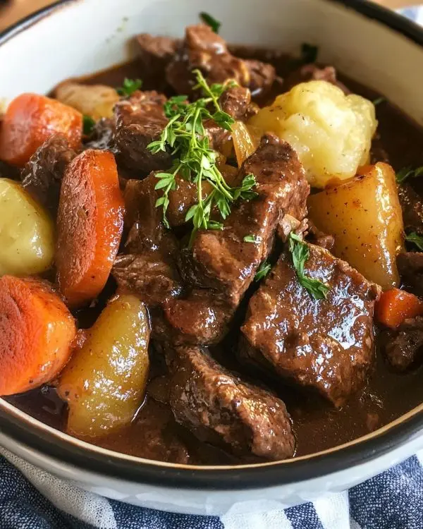 Marinade Boeuf Bourguignon 4 Boeuf bourguignon avec marinade