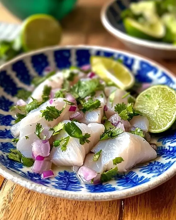 Ceviche de Daurade Onctueux 4 Ceviche de Daurade, Lait de Coco, Citron Vert et Coriandre recette