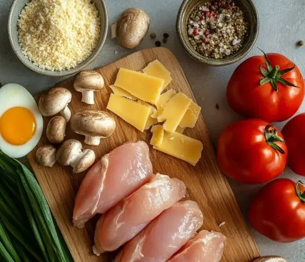 Recette Filet de Poulet à l'Italienne Dorée 2 Les ingrédients pour Filets de poulet à l'italienne