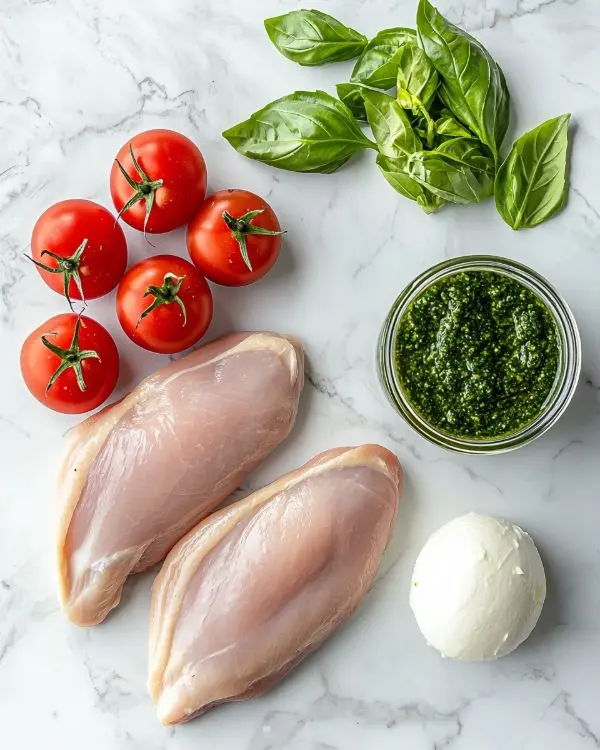 Filets de Poulet à l'Italienne Fondants 2 Les ingrédients pour filets de poulet à l'italienne