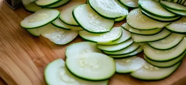 Carpaccio de Courgettes Parfumé 3 Préparation de Carpaccio de Courgettes