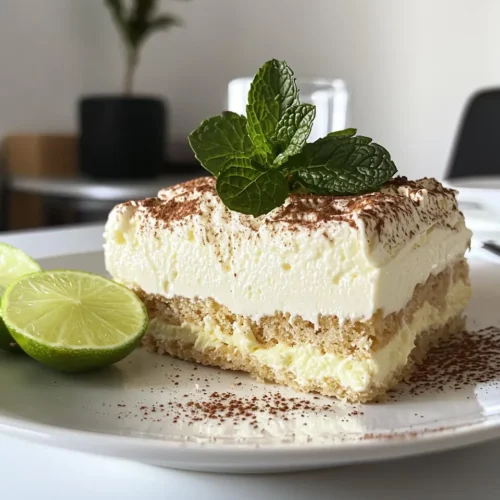 Tiramisu Façon Mojito : Citron Vert et Menthe 5 Tiramisu Façon Mojito Citron Vert et Menthe