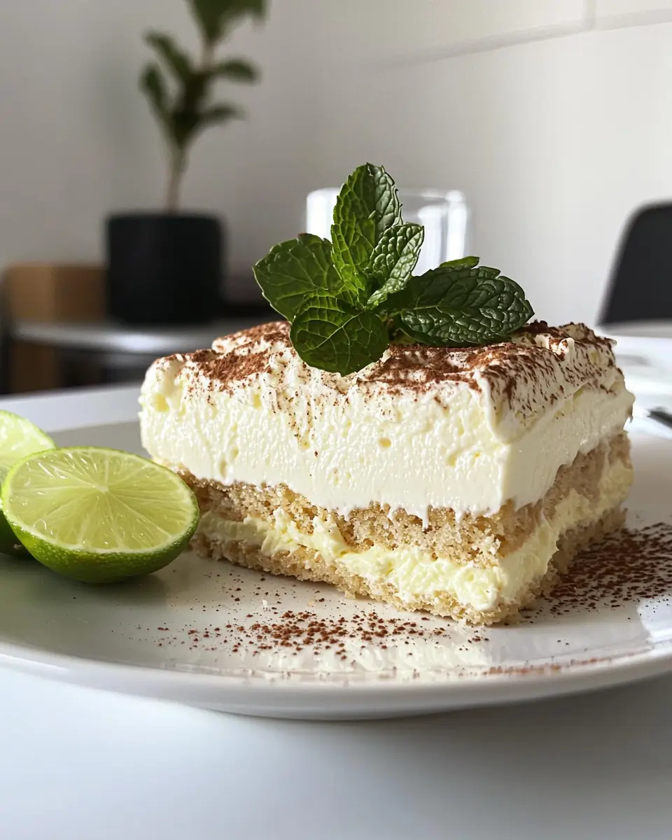 Tiramisu Façon Mojito : Citron Vert et Menthe 1 Tiramisu Façon Mojito Citron Vert et Menthe