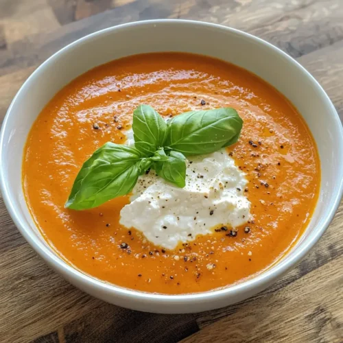 Velouté Froid de Poivrons Rouges Grillés et Ricotta Velours 5 Velouté Froid de Poivrons Rouges Grillés et Ricotta
