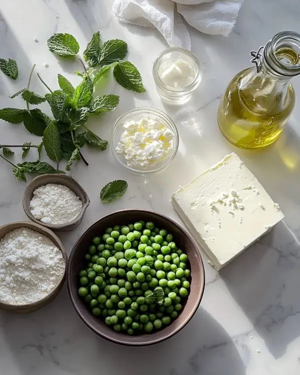 Verrines Crème de Petits Pois Frais à la Menthe Veloutées 2 ingrédients pour Verrines Crème de Petits Pois Frais à la Mentheingrédients pour Verrines Crème de Petits Pois Frais à la Menthe