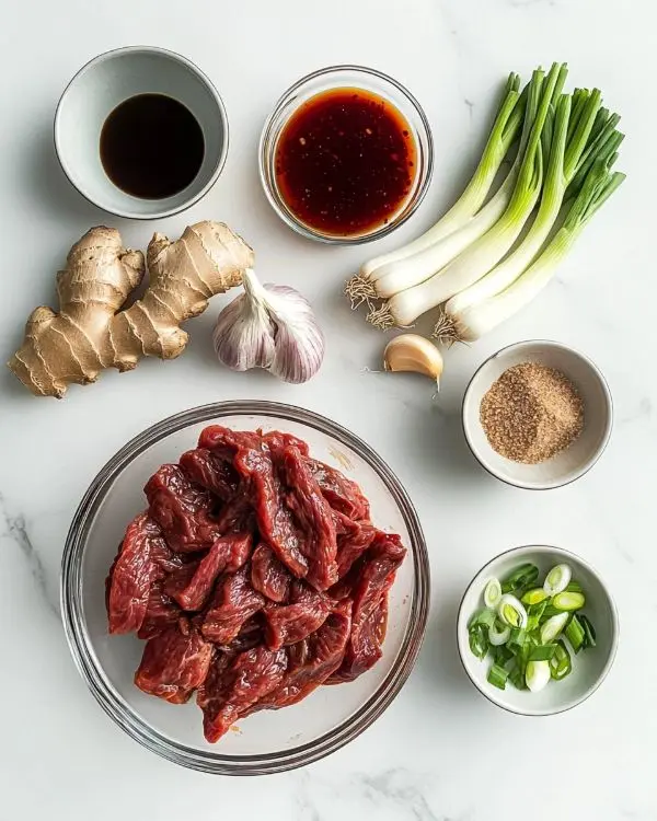 Boeuf aux Oignons Chinois Authentique 2 les ingrédients pour boeuf au oignons chinois