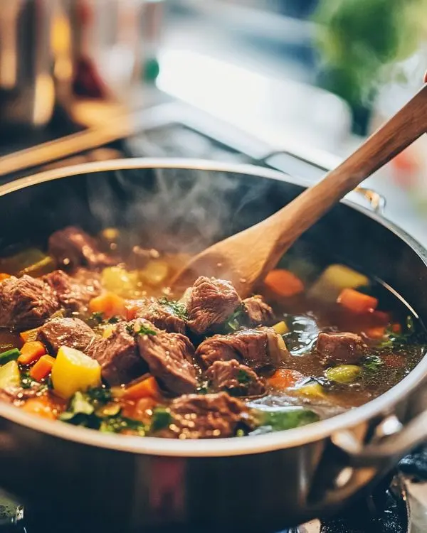 Recette de Langue de Boeuf Sauce Cornichons 3 préparation de recette de langue de boeuf sauce cornichons