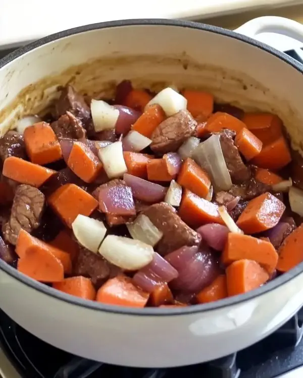 Marinade Boeuf Bourguignon 2 préparation de recette marinade boeuf bourguignon