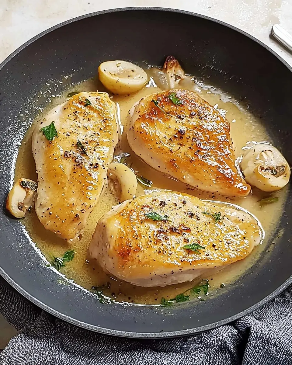 Recette Filet de Poulet à la Poêle 1 recette filet de poulet à la poele