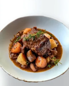 Bœuf bourguignon traditionnel