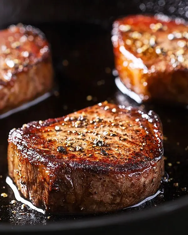 Recette Biftecks de Filet Mignon de Bœuf Parfaits 3 Cuisson filet mignon de boeuf