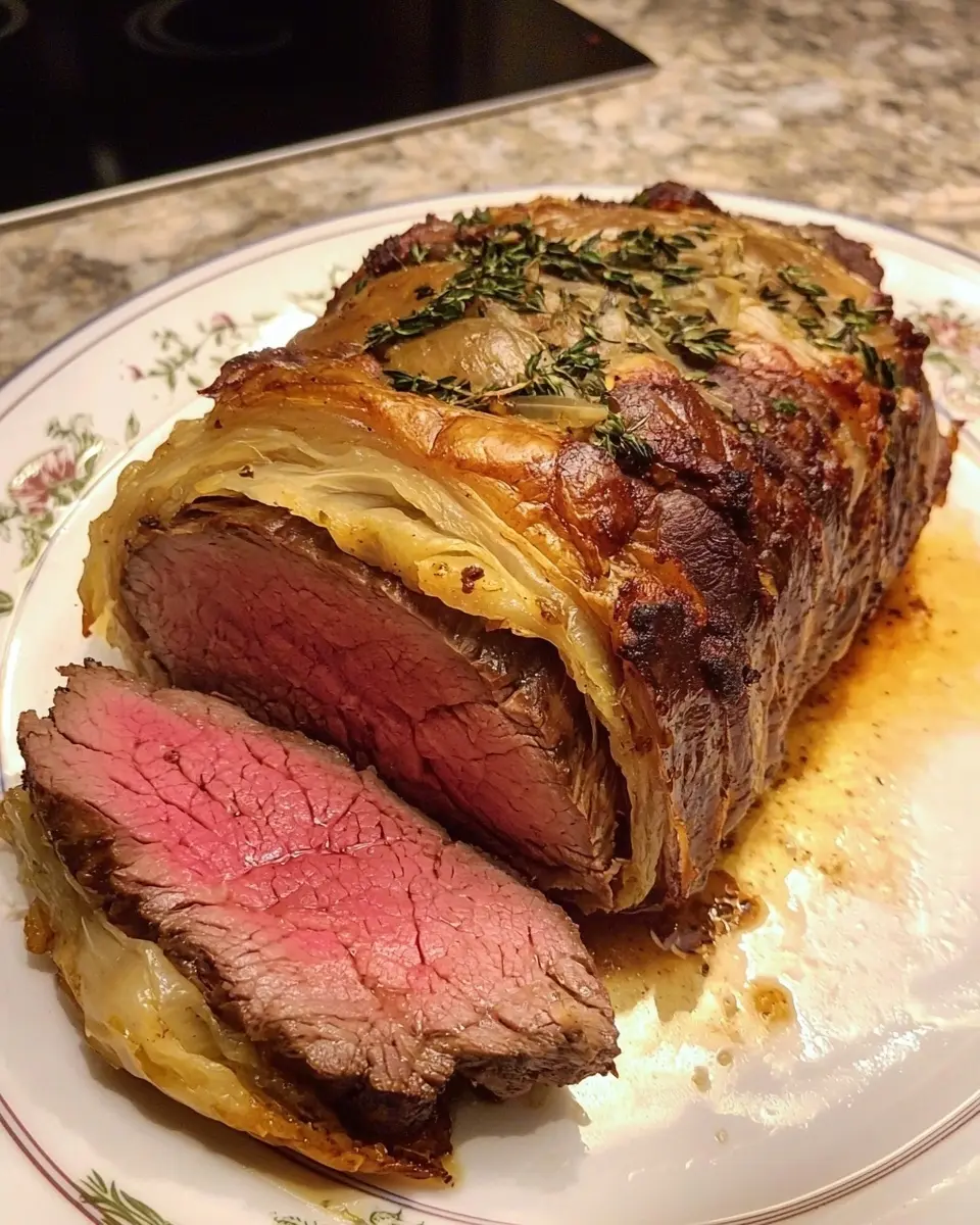 Rôti de Bœuf en Croûte Doré 1 Rôti de Bœuf en Croûte