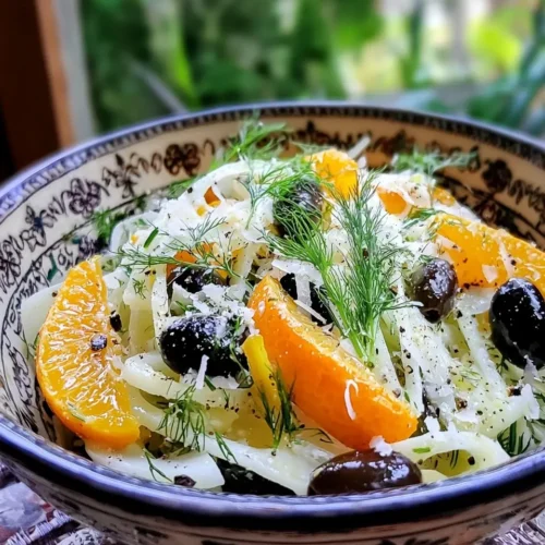 Salade de Fenouil, Orange et Parmesan Croquante 5 Salade de Fenouil, Orange et Parmesan