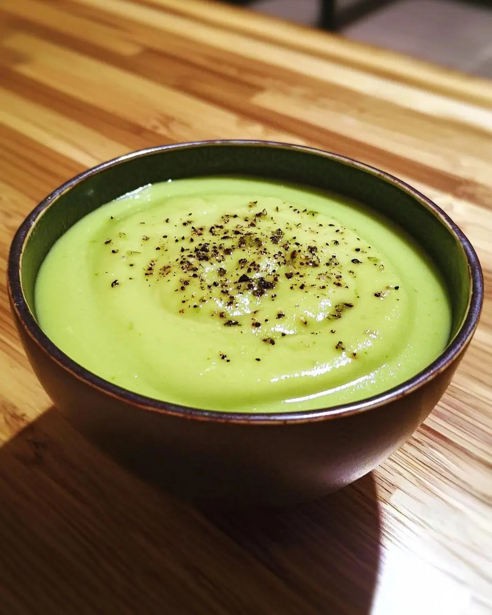 Velouté Glacé d'Avocat au Lait de Coco Crémeux 1 Velouté Glacé d'Avocat au Lait de Coco et Citron Vert,