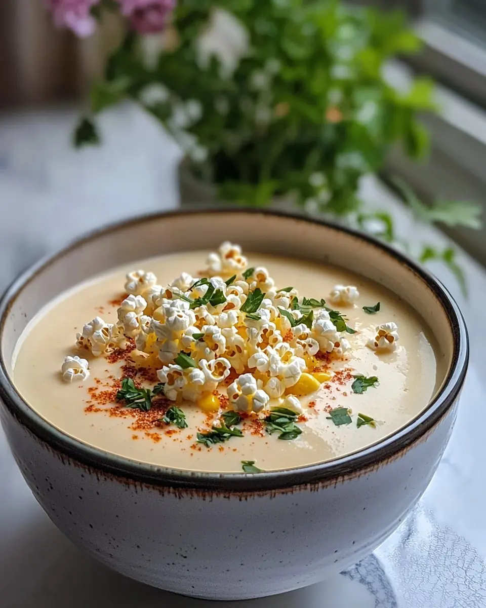 Velouté Glacé de Maïs Doux au Lait de Coco 1 Velouté Glacé de Maïs Doux au Lait de Coco
