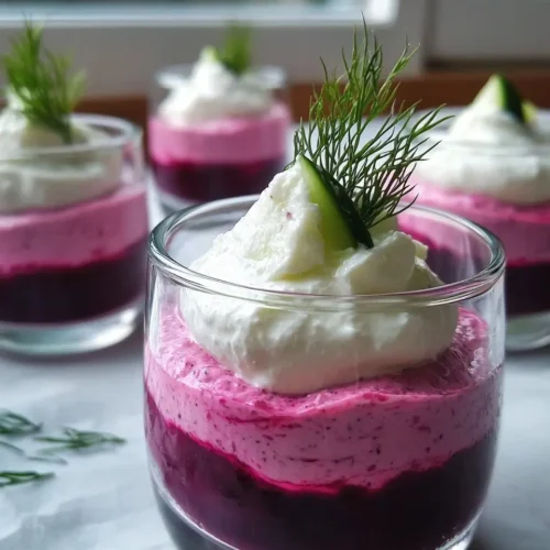 Verrine Mousse de Feta et Betterave Sublime 5 Verrine Mousse de Feta et Betterave
