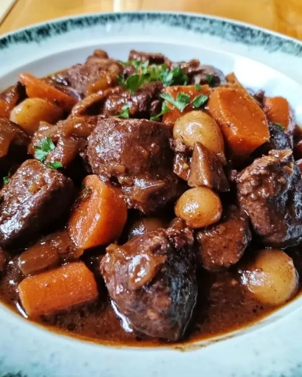 recette de Bœuf bourguignon traditionnel