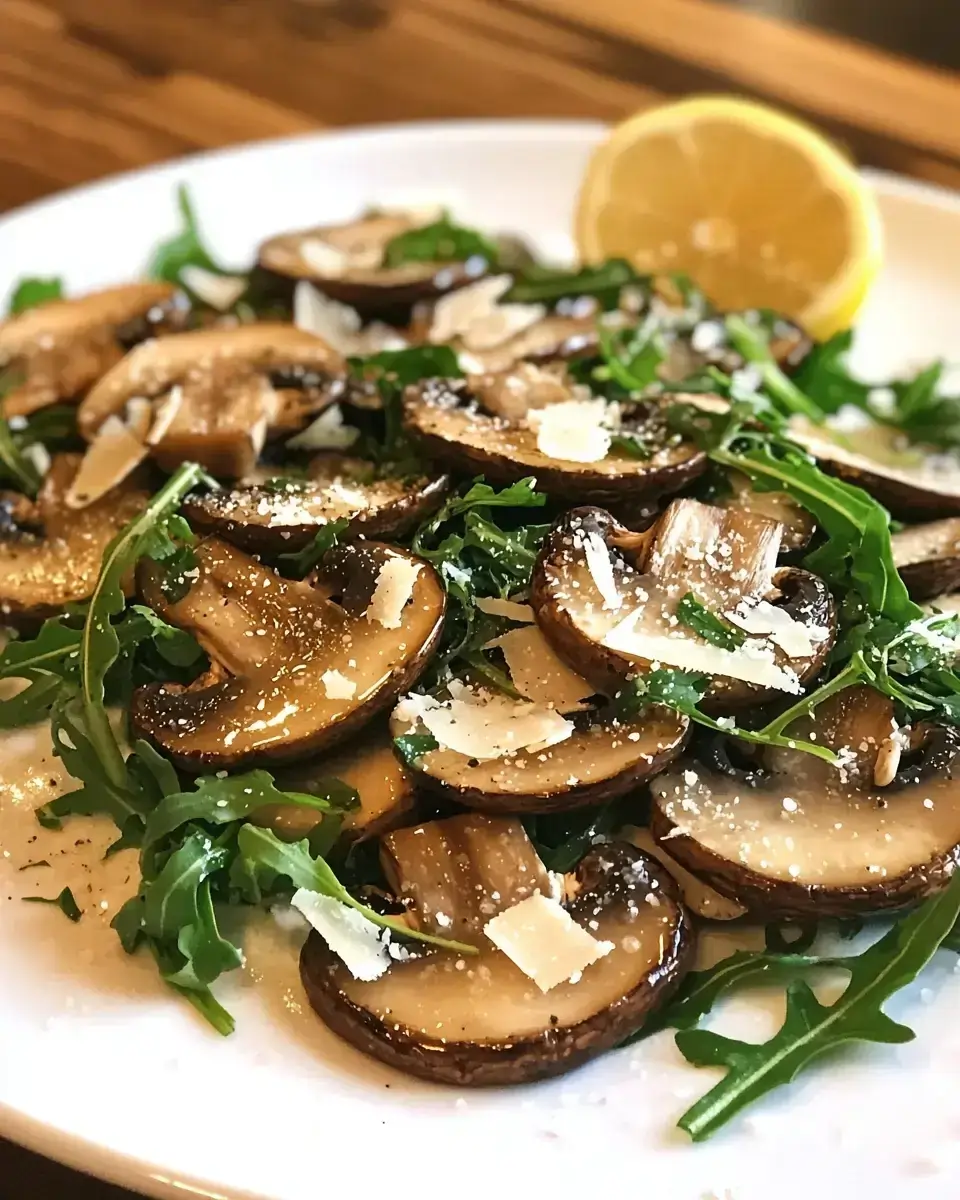 Carpaccio de Champignons de Paris Parfumé 1 Carpaccio de Champignons de Paris
