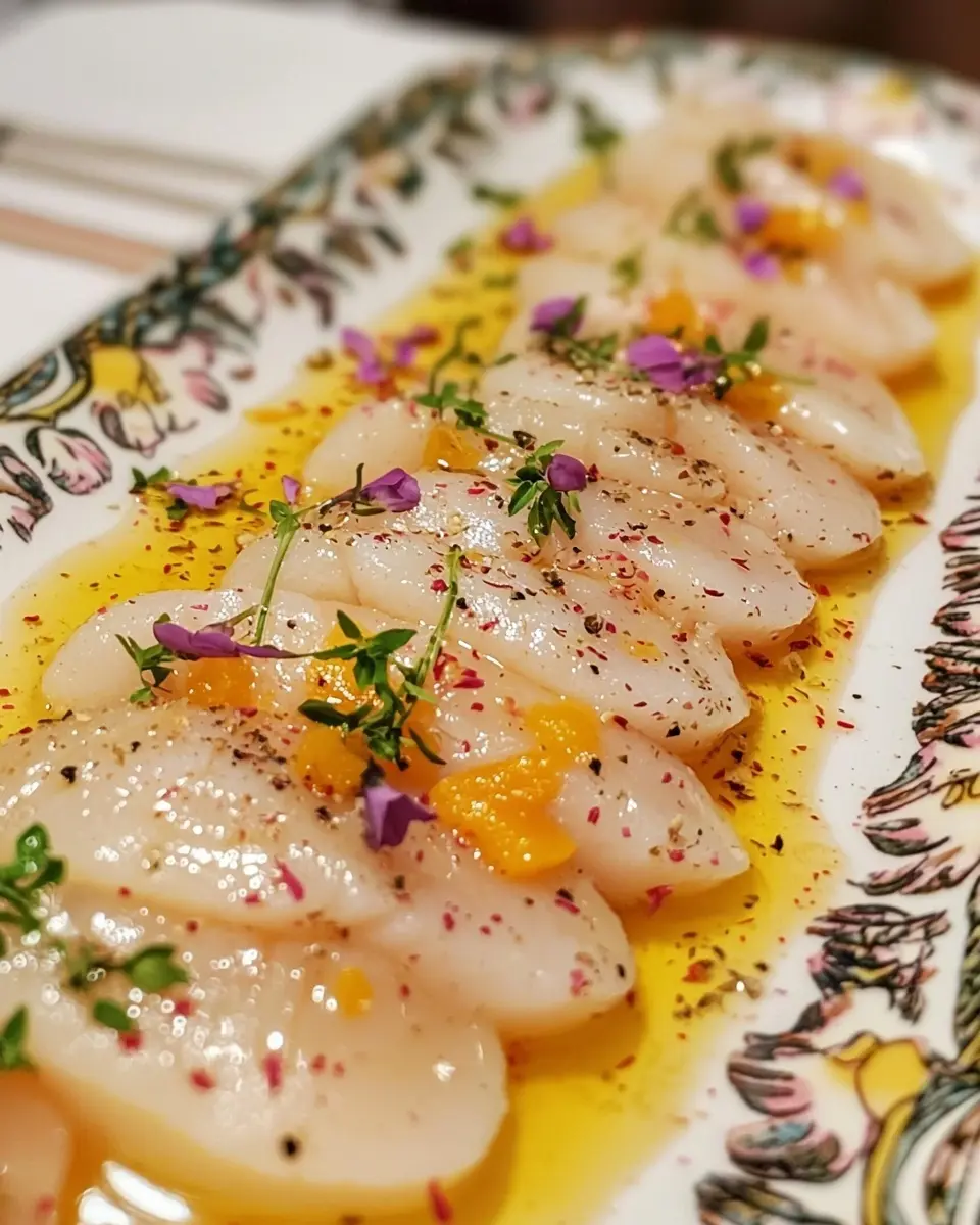 Carpaccio de Saint-Jacques Magique 1 Carpaccio de Saint-Jacques Magique