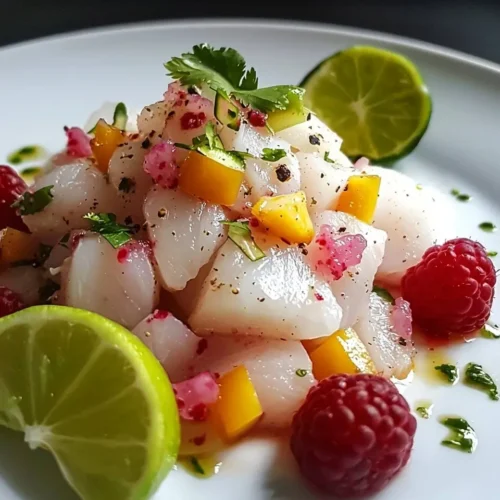 Ceviche de Bar au Litchi Exotique 5 Ceviche de Bar au Litchi