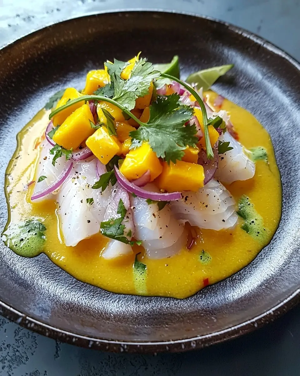 Ceviche de Daurade Exotique 1 Ceviche de Daurade