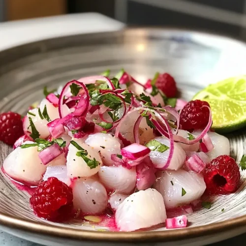 Ceviche de Loup de Mer à la Framboise Envoûtant 5 Ceviche de Loup de Mer à la Framboise