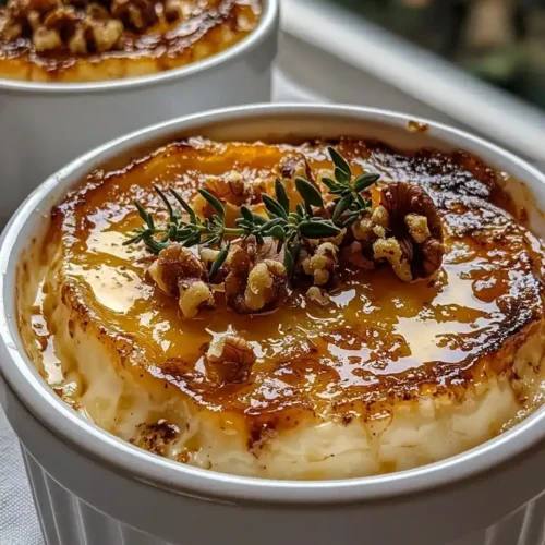 Crème Brûlée Salée au Chèvre Fondante 5 Crème Brûlée Salée au Chèvre