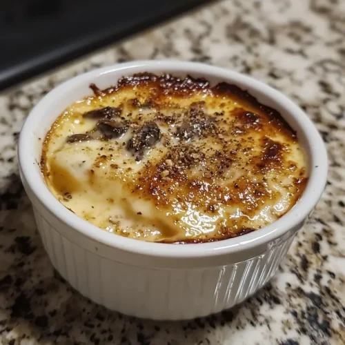 Crème Brûlée Salée au Parmesan et Cèpes Poêlés 5 Crème Brûlée Salée au Parmesan
