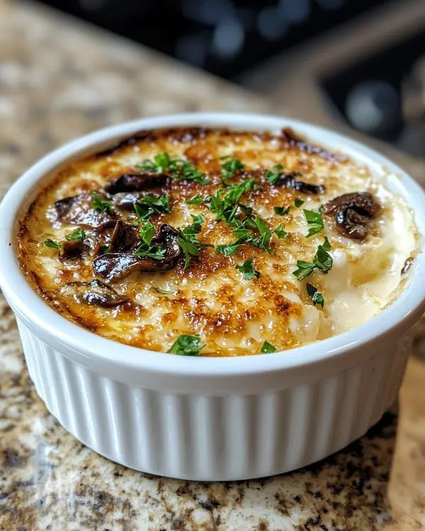 Crème Brûlée Salée au Parmesan et Cèpes Poêlés 3 Crème Brûlée Salée au Parmesan et Cèpes Poêlés