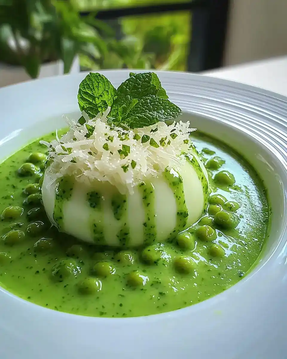 Île Flottante Salée au Parmesan 1 Île Flottante Salée au Parmesan