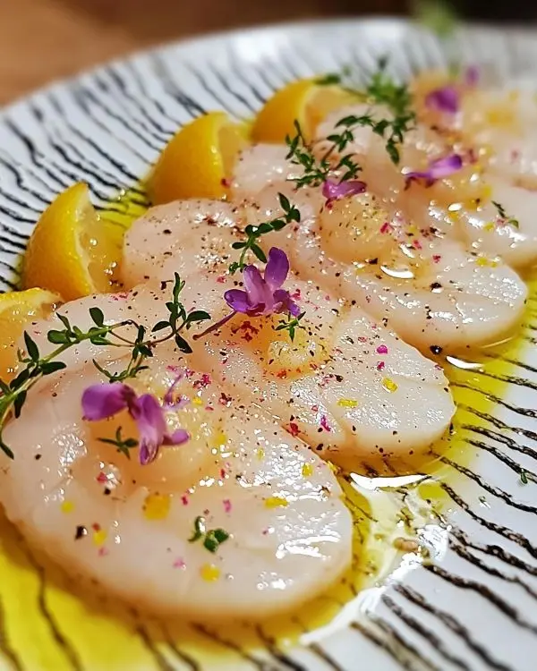 Carpaccio de Saint-Jacques Magique 3 Recette Carpaccio de Saint-Jacques Magique