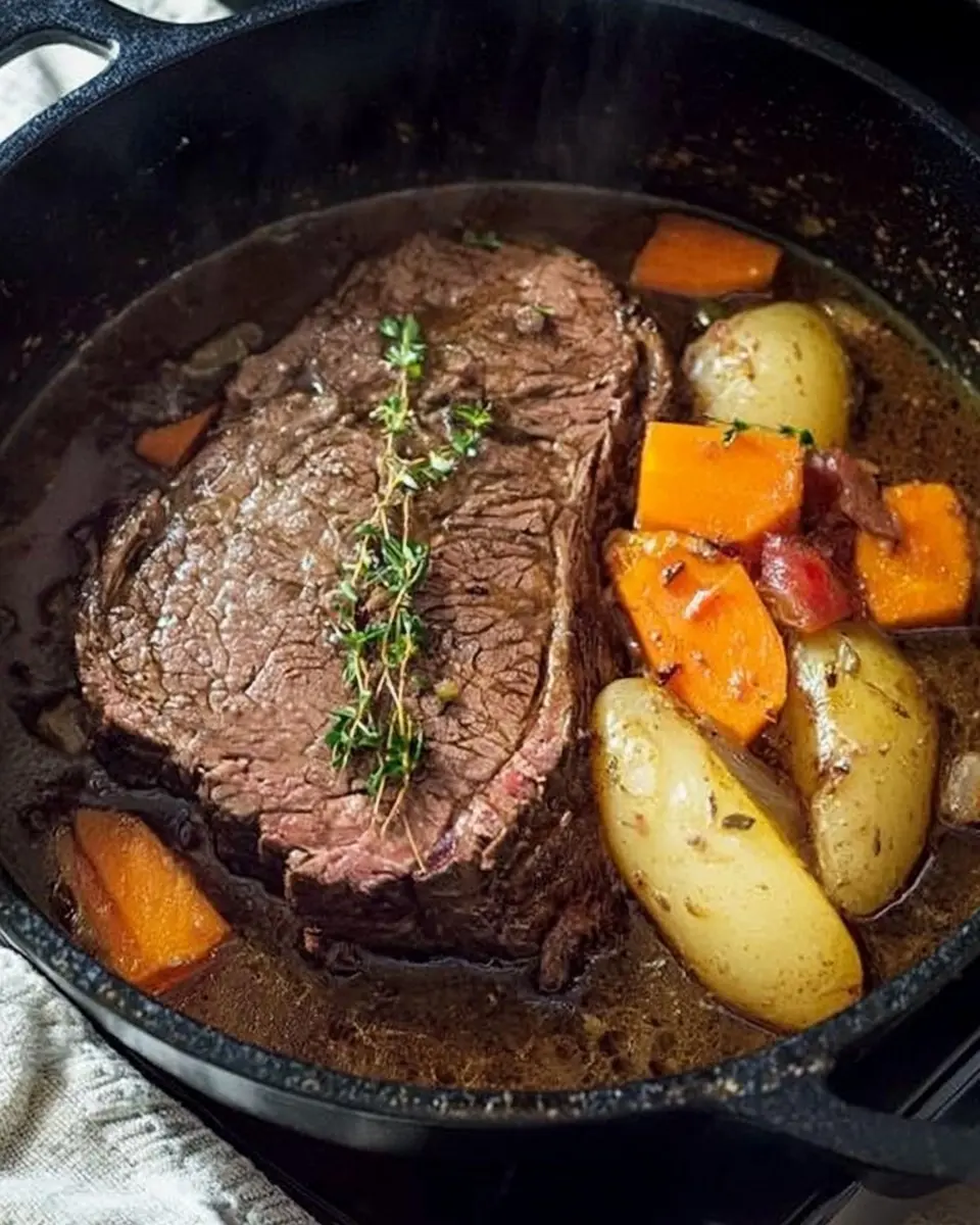 Recette Rôti de Bœuf Cocotte Fondant 1 Recette Rôti de Bœuf Cocotte