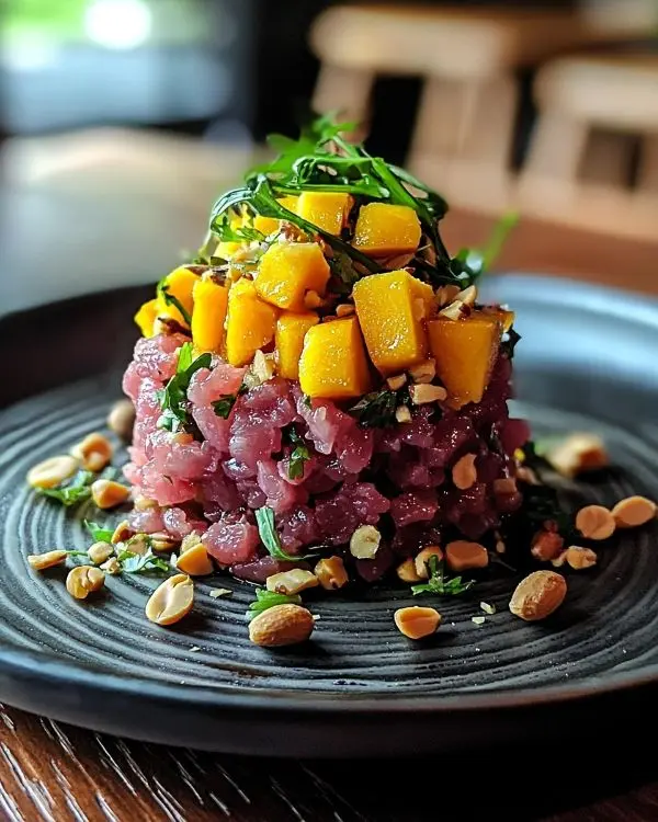 Tartare de Bœuf Façon Thaï 3 Recette Tartare de Bœuf Façon Thaï
