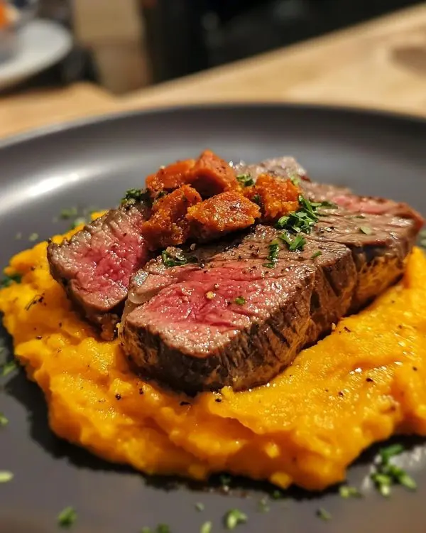 Tataki de Bœuf Purée de Patate Douce 4 Recette Tataki de Bœuf, Purée de Patate Douce